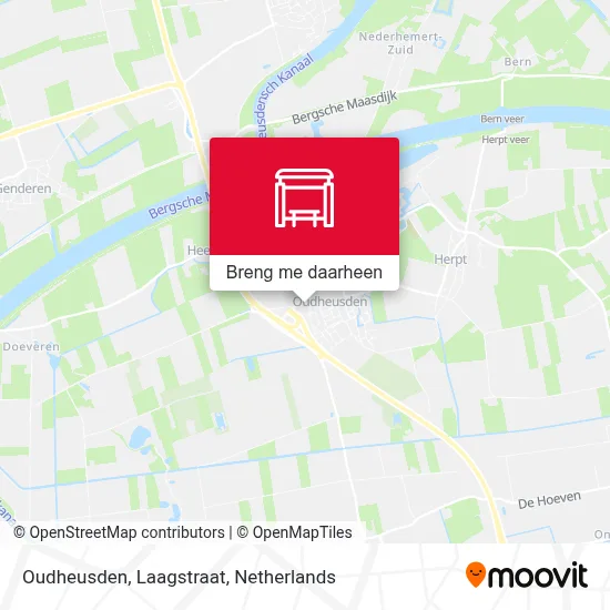 Oudheusden, Laagstraat kaart