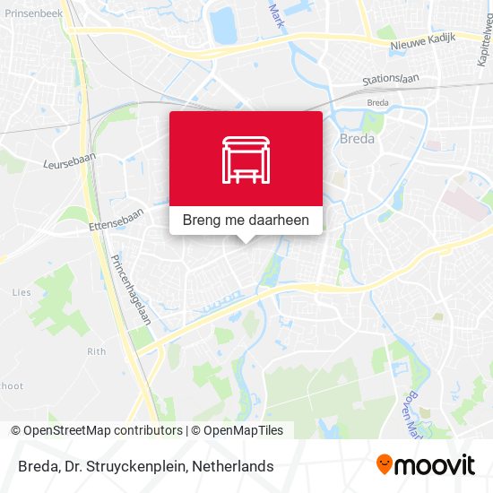 Breda, Dr. Struyckenplein kaart
