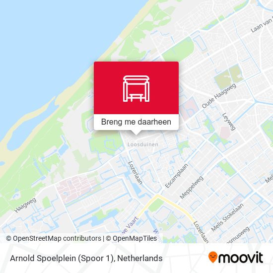 Arnold Spoelplein (Spoor 1) kaart