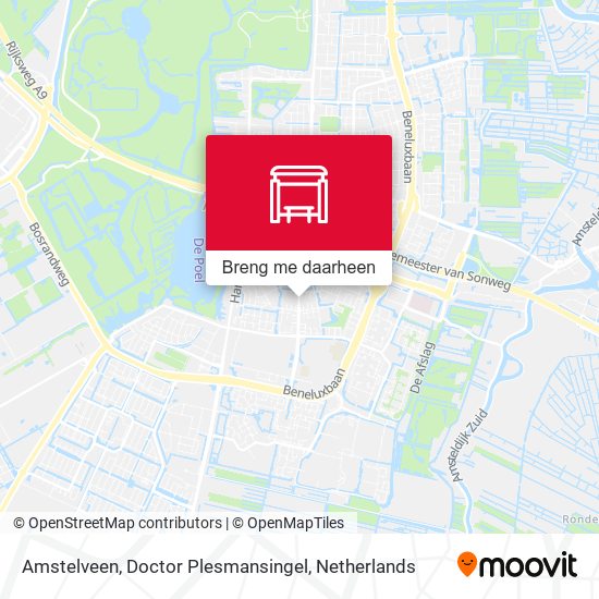 Amstelveen, Doctor Plesmansingel kaart