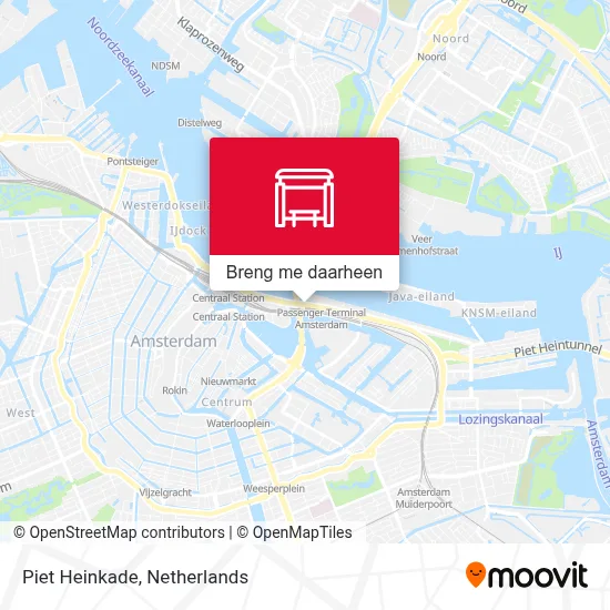 Piet Heinkade kaart