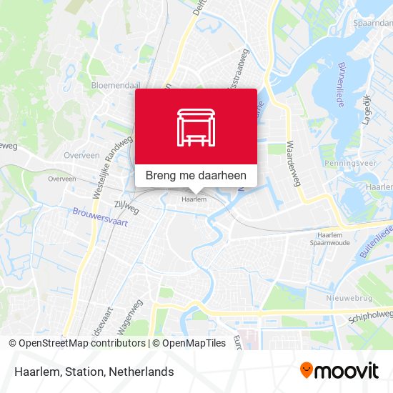 Haarlem, Station kaart