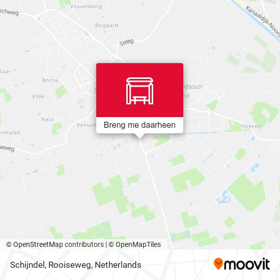 Schijndel, Rooiseweg kaart