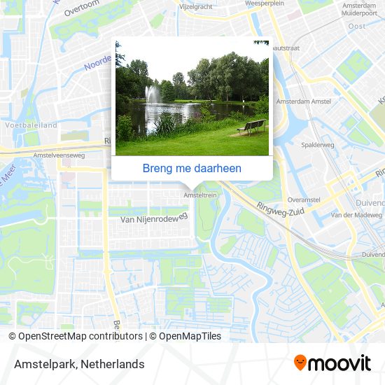 Amstelpark kaart