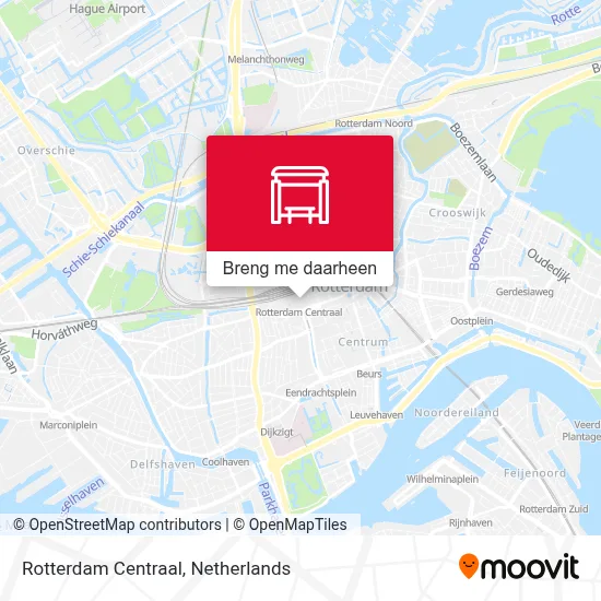 Rotterdam Centraal kaart