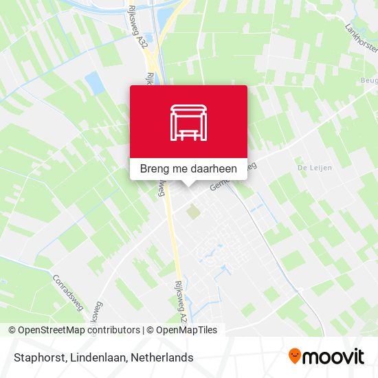 Staphorst, Lindenlaan kaart