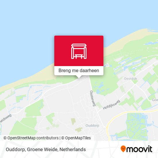 Ouddorp, Groene Weide kaart