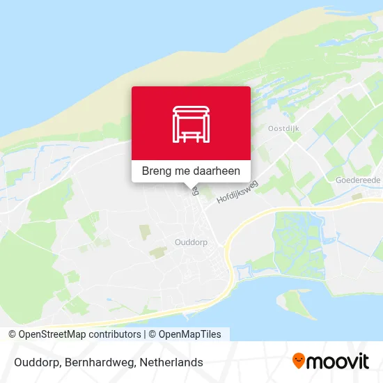 Ouddorp, Bernhardweg kaart