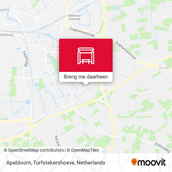 Apeldoorn, Turfstekershoeve kaart