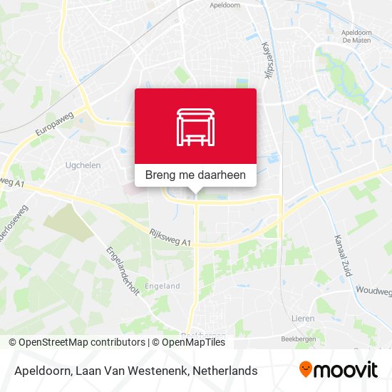 Apeldoorn, Laan Van Westenenk kaart