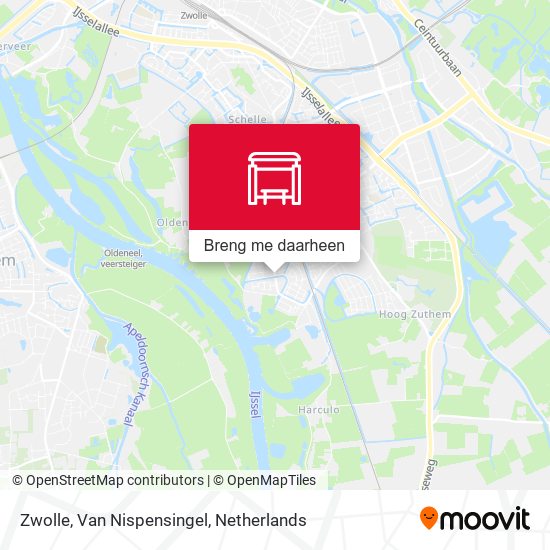 Zwolle, Van Nispensingel kaart