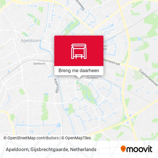 Apeldoorn, Gijsbrechtgaarde kaart