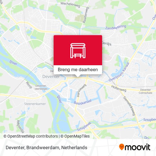 Deventer, Brandweerdam kaart