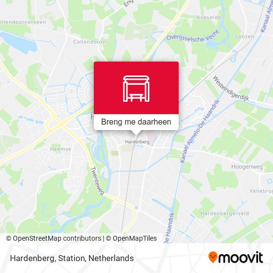 Hardenberg, Station kaart