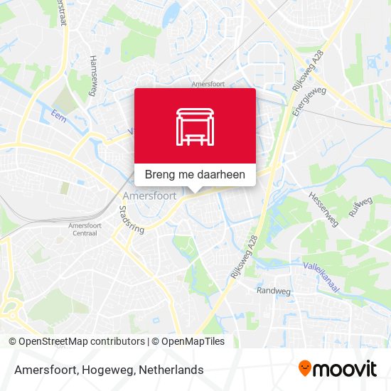 Amersfoort, Hogeweg kaart