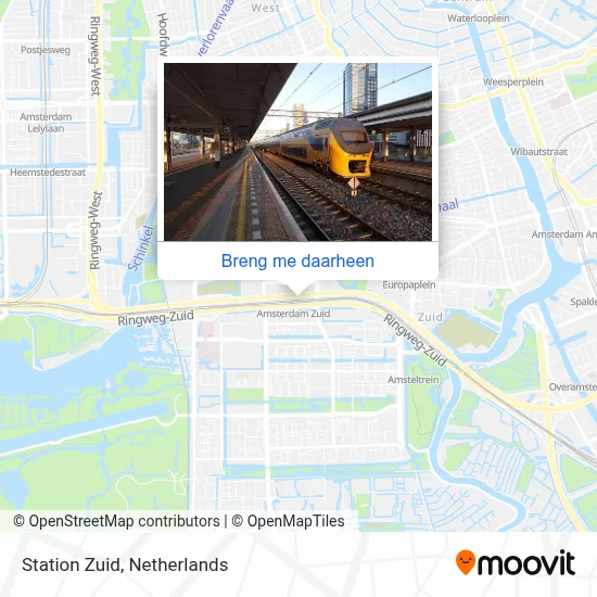 Station Zuid kaart