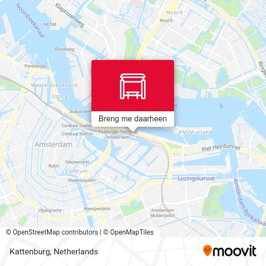 Kattenburg kaart