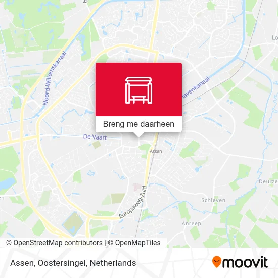 Assen, Oostersingel kaart