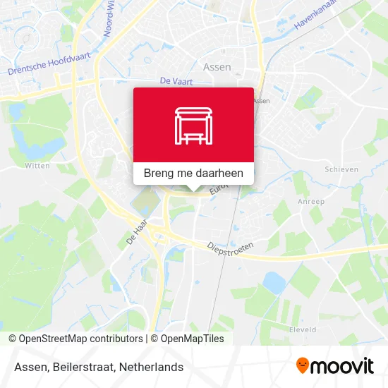 Assen, Beilerstraat kaart