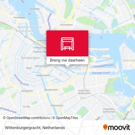 Wittenburgergracht kaart