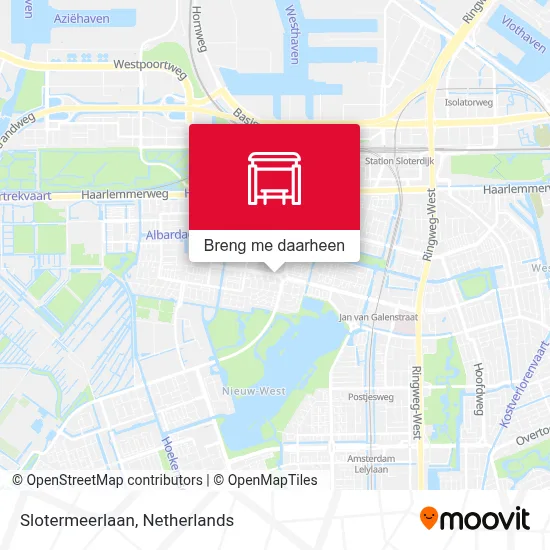 Slotermeerlaan kaart