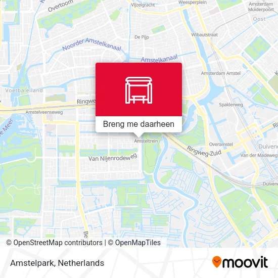 Amstelpark kaart