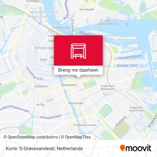 Korte 'S-Gravesandestr kaart