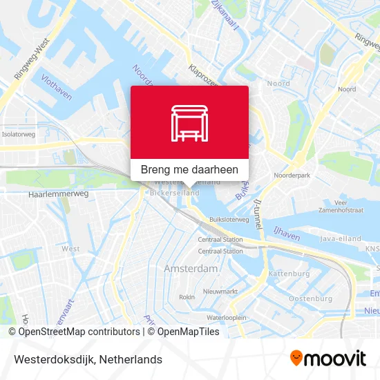 Westerdoksdijk kaart