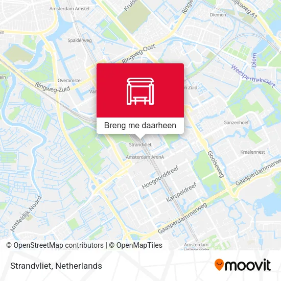 Strandvliet kaart