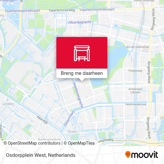 Osdorpplein West kaart