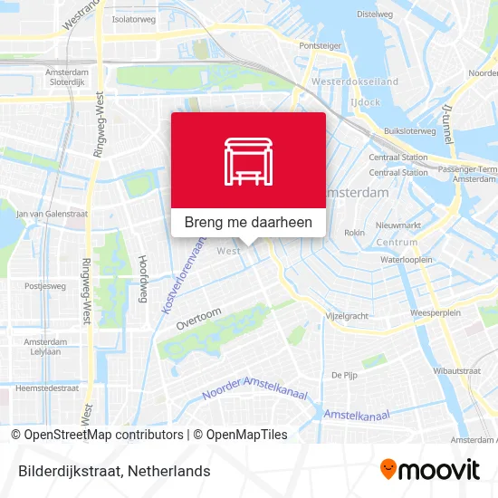 Bilderdijkstraat kaart