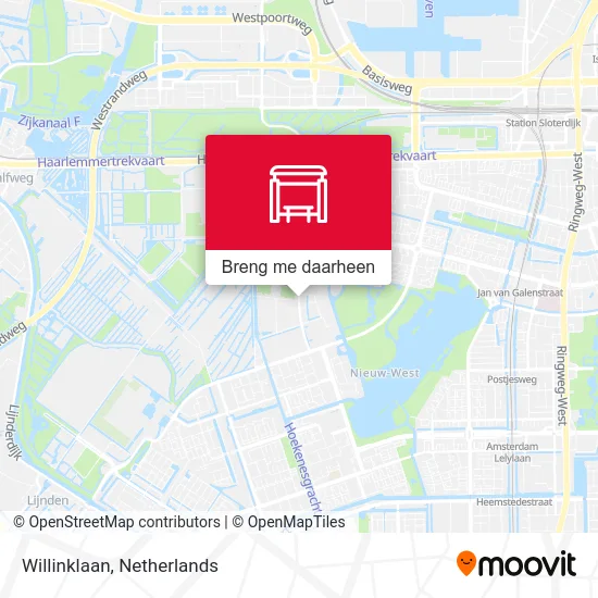 Willinklaan kaart