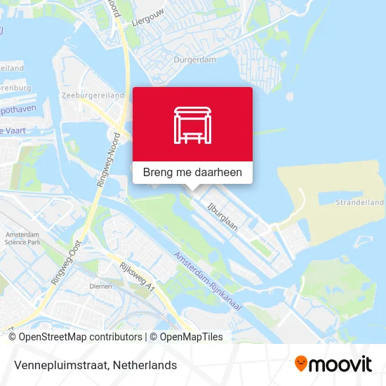 Vennepluimstraat kaart