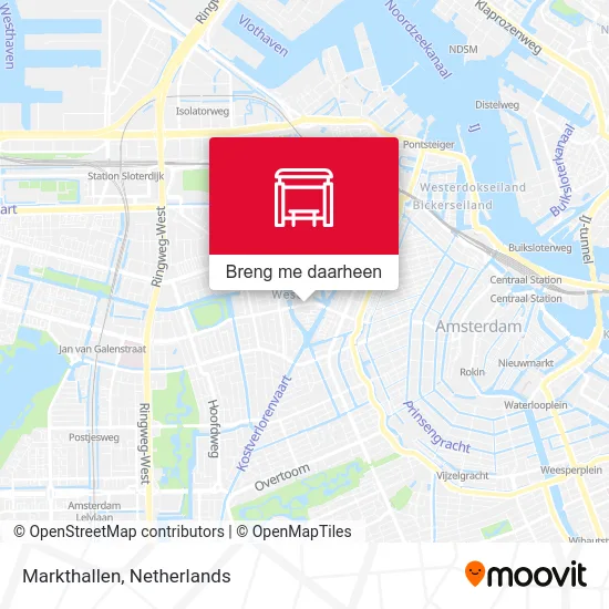 Markthallen kaart