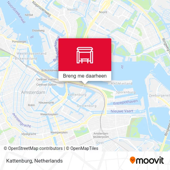 Kattenburg kaart