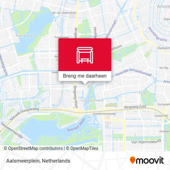 Aalsmeerplein kaart