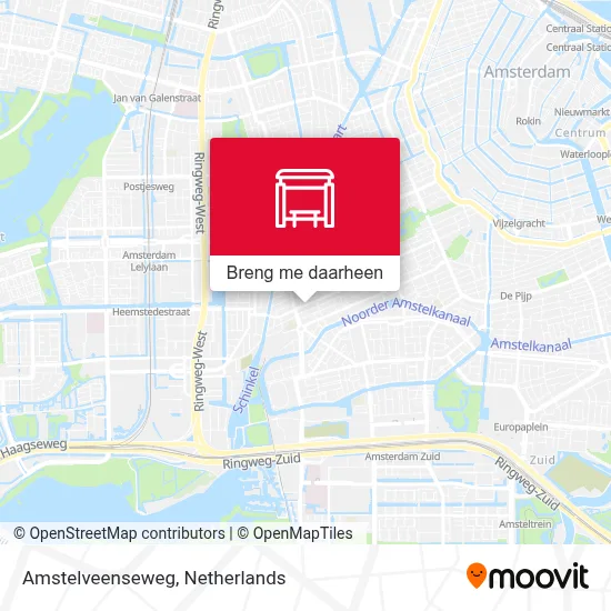 Amstelveenseweg kaart