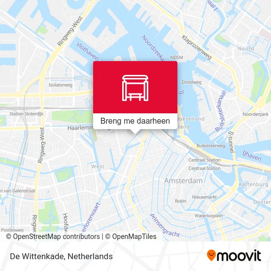 De Wittenkade kaart