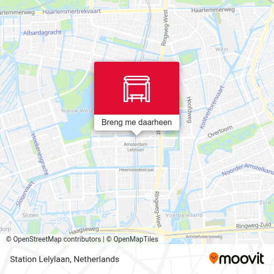 Station Lelylaan kaart