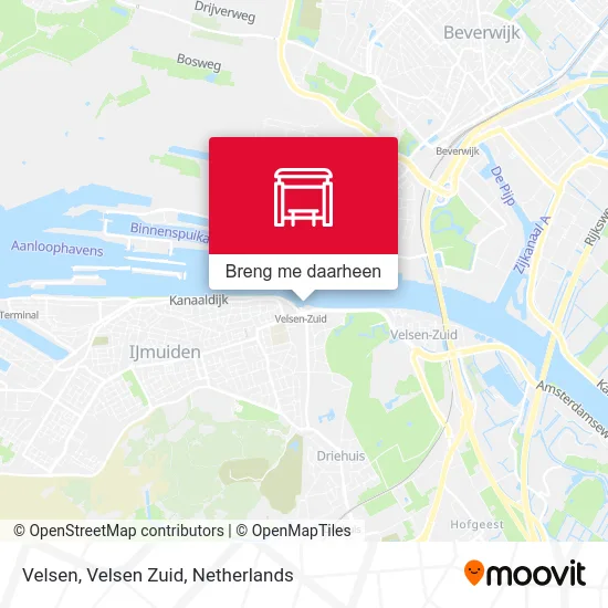 Velsen, Velsen Zuid kaart