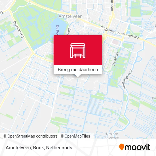 Amstelveen, Brink kaart