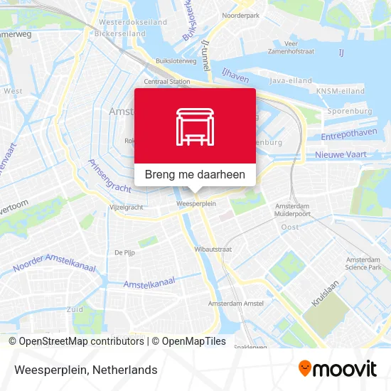 Weesperplein kaart