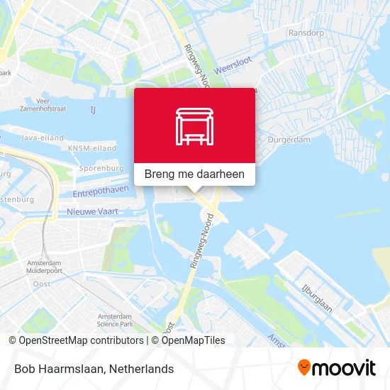 Bob Haarmslaan kaart