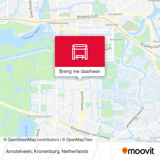 Amstelveen, Kronenburg kaart
