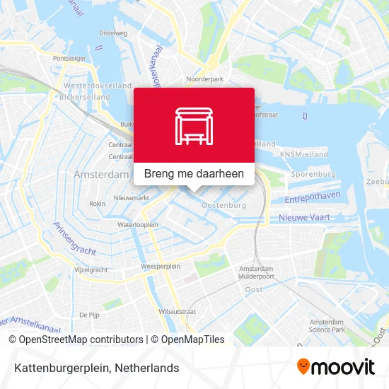 Kattenburgerplein kaart
