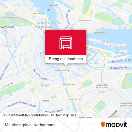 Mr. Visserplein kaart