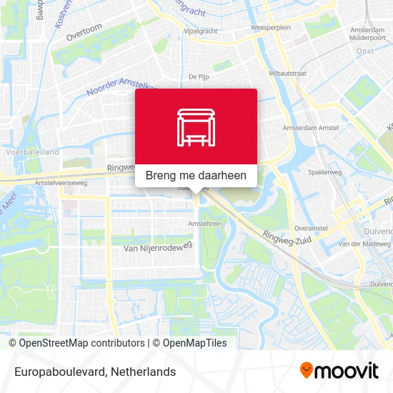 Europaboulevard kaart