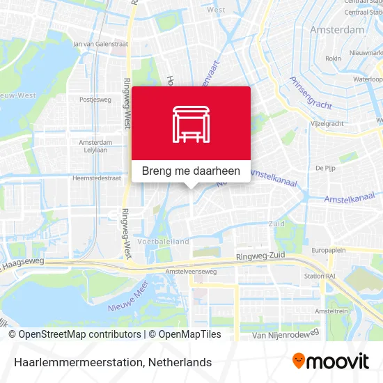 Haarlemmermeerstation kaart