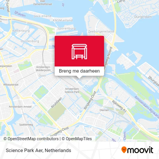 Science Park Aer kaart