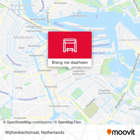 Wijttenbachstraat kaart